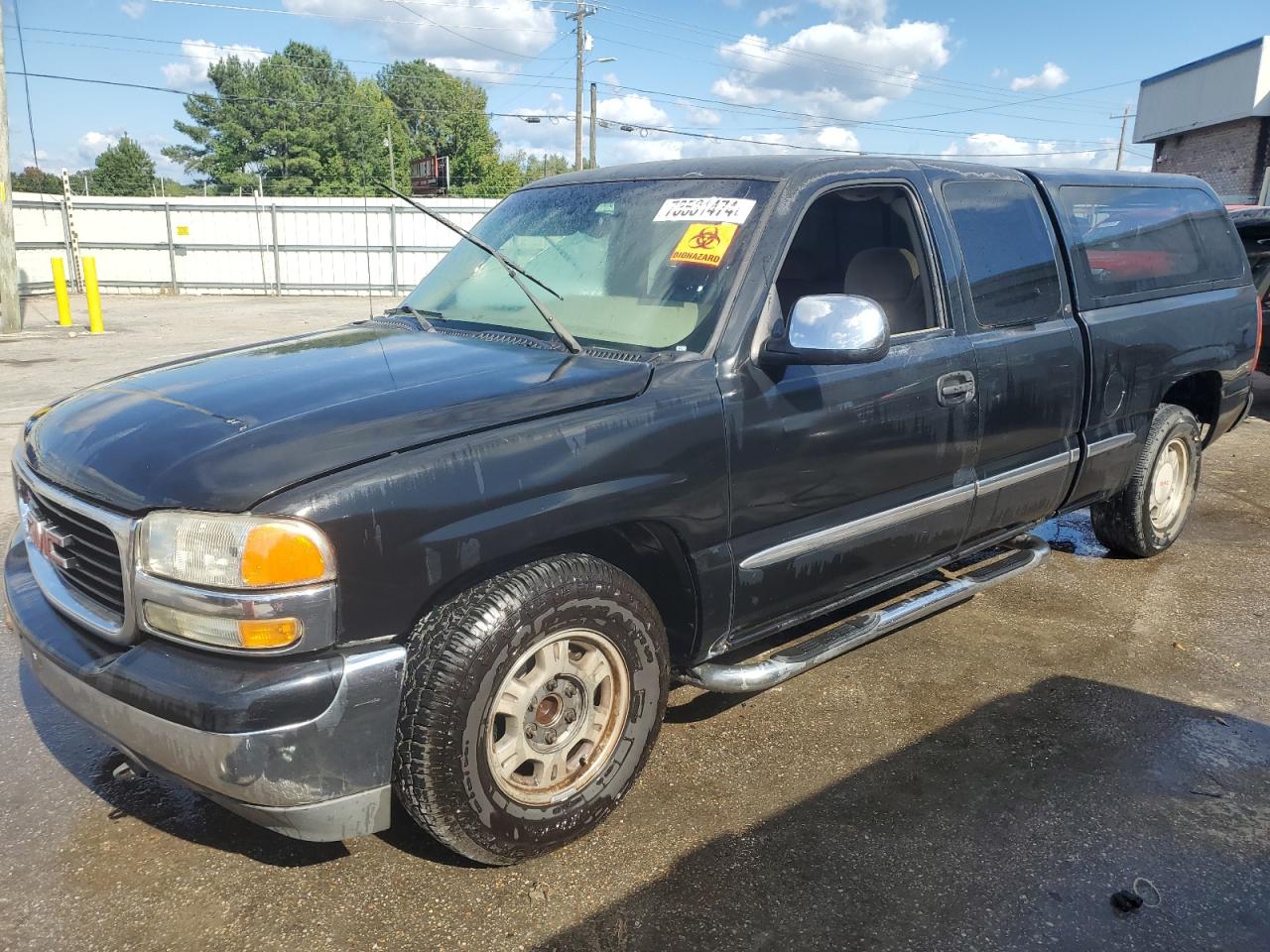 2002 GMC Sierra VIN 2GTEC19T721293077