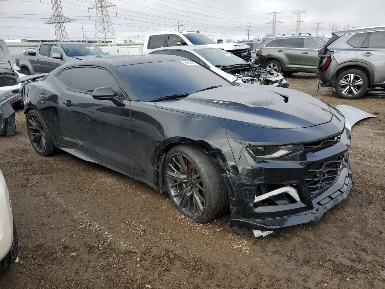 2021 Chevrolet Camaro VIN 1G1FK1R61M0100933 Copart auction photo, all over damage thumbnail 4