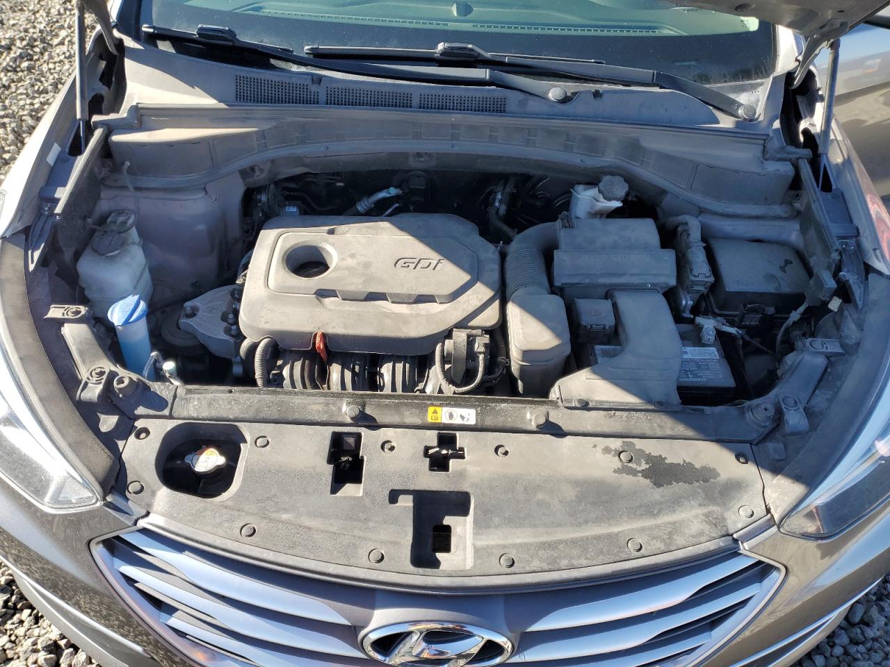 2018 Hyundai Santa Fe VIN 5XYZTDLB9JG550487 Copart auction photo, rear end damage thumbnail 11