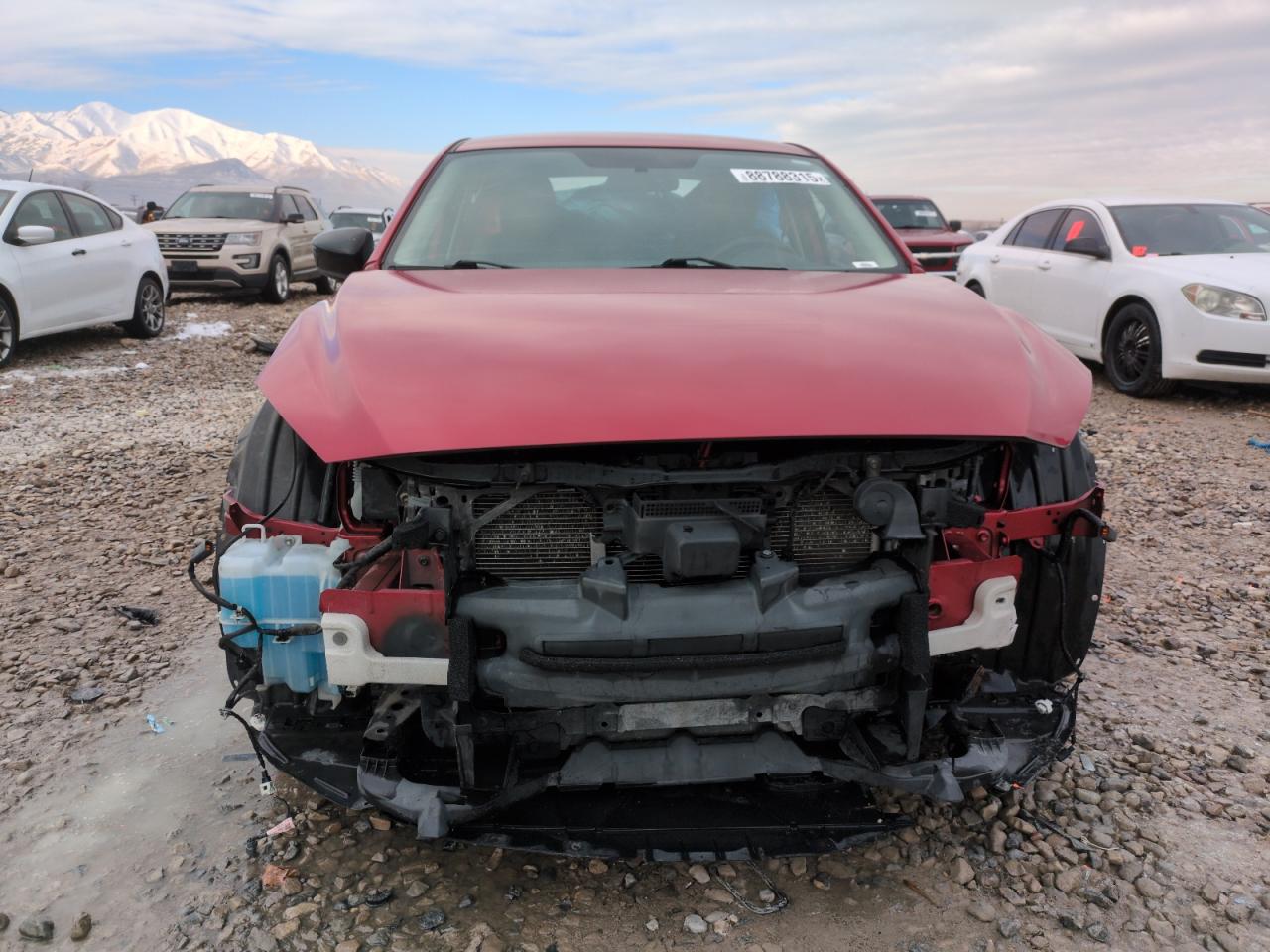 2014 Mazda 3 VIN JM1BM1T78E1185394 Copart auction photo, front end damage thumbnail 5