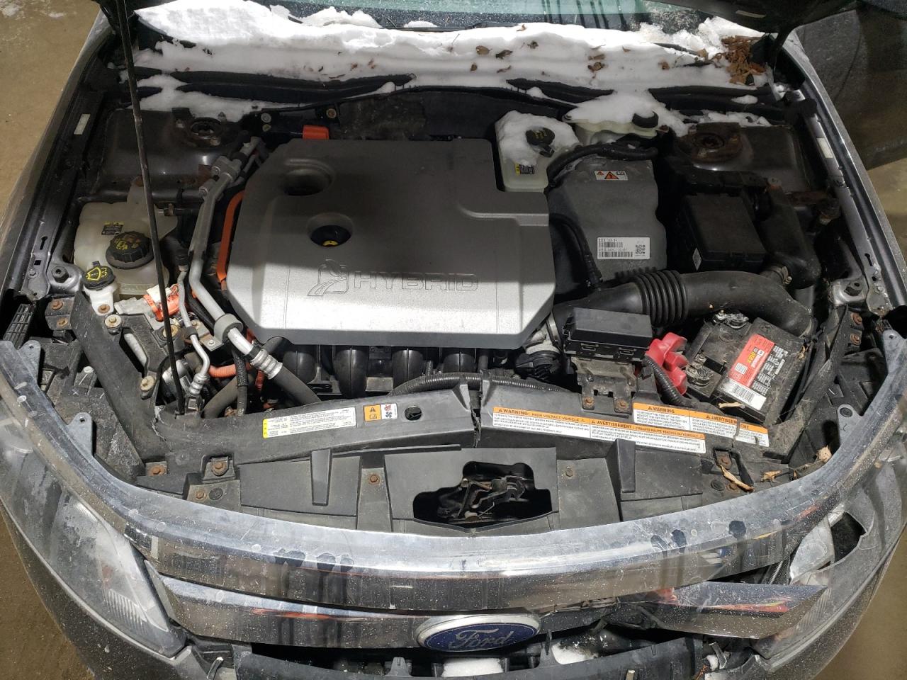 2011 Ford Fusion VIN 3FADP0L37BR145449 Copart auction photo, front end / side damage thumbnail 11