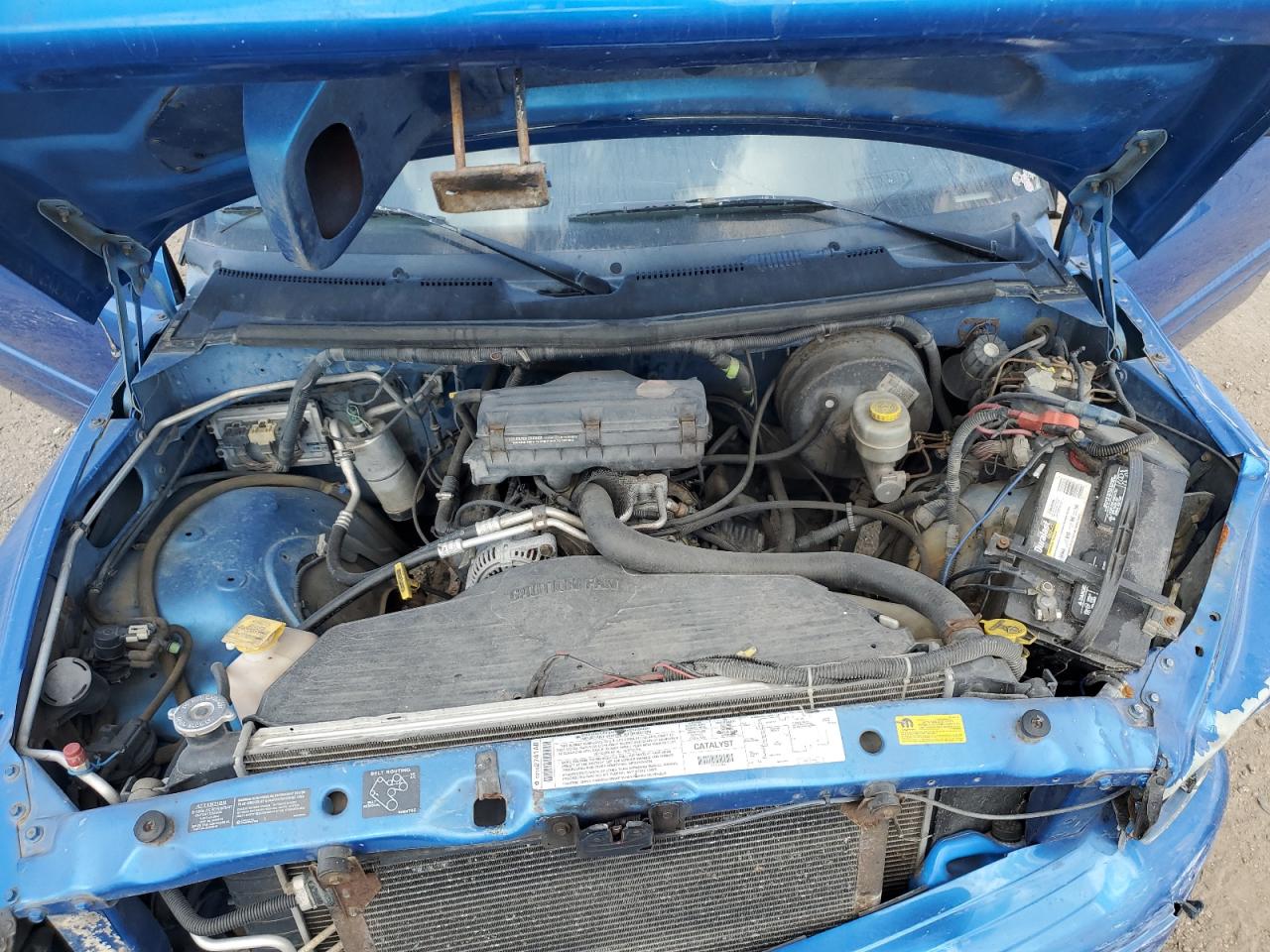 2001 Dodge RAM VIN 3B7HC13Z11G206645 Copart auction photo, front end / minor dent/scratches damage thumbnail 11