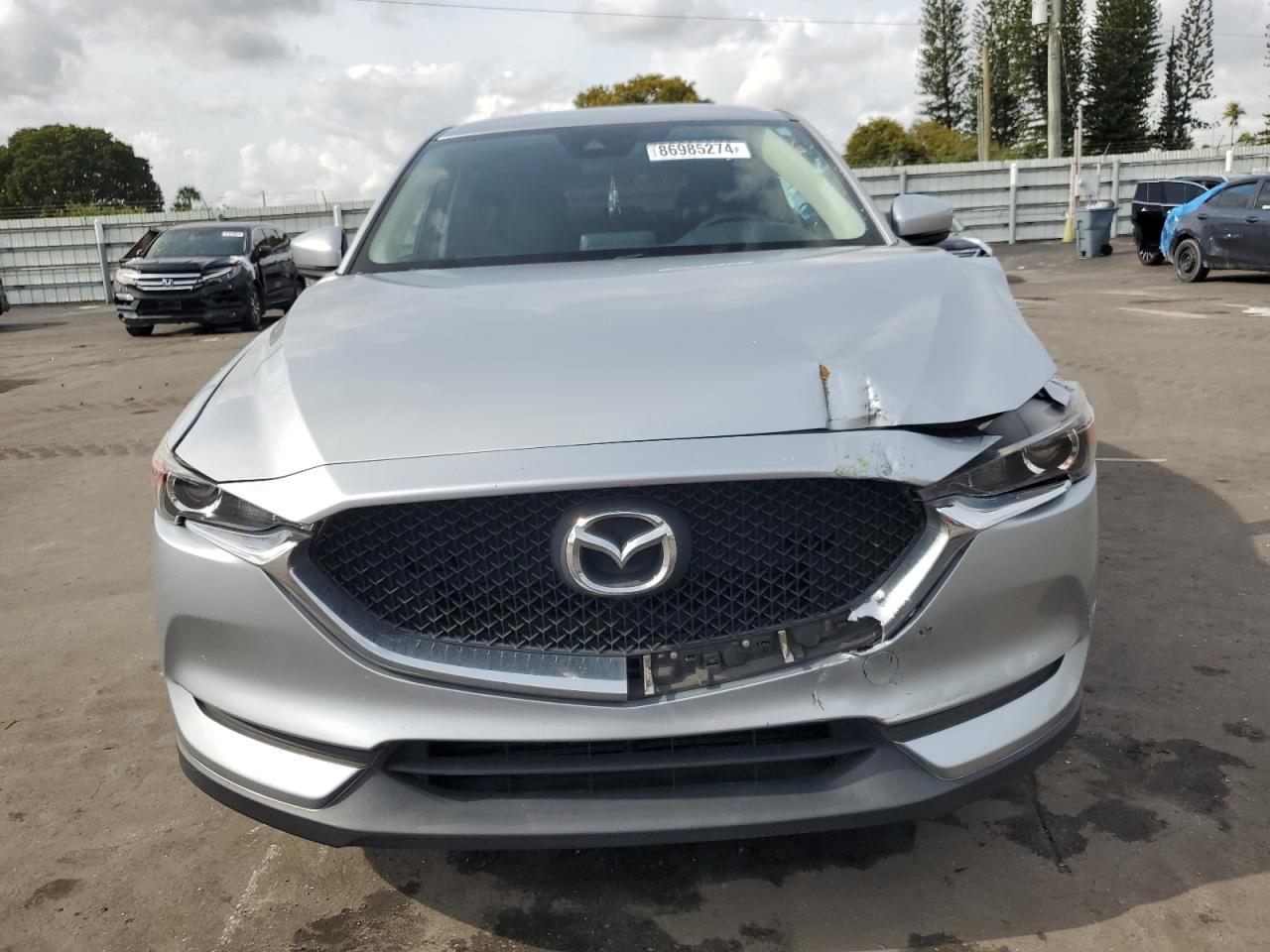 2018 Mazda CX-5 VIN JM3KFABMXJ1426195 Copart auction photo, front end damage thumbnail 5