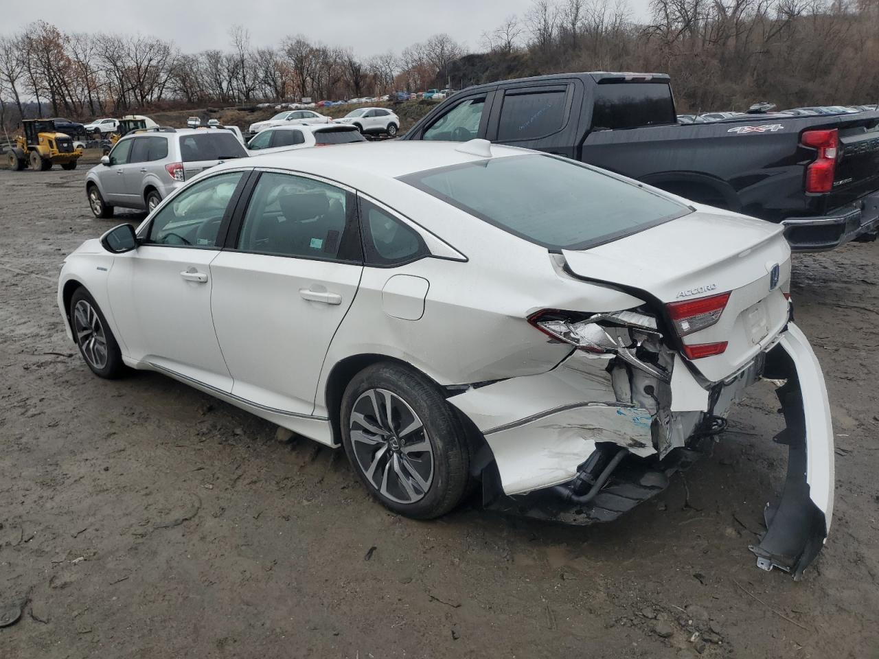 2022 Honda Accord VIN 1HGCV3F55NA010741 Copart auction photo, rear end / minor dent/scratches damage thumbnail 2