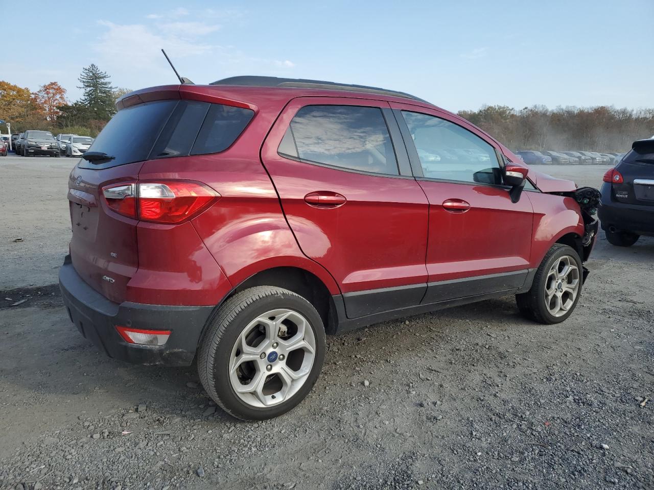 2022 Ford EcoSport VIN MAJ6S3GL9NC460758 Copart auction photo, front end damage thumbnail 3