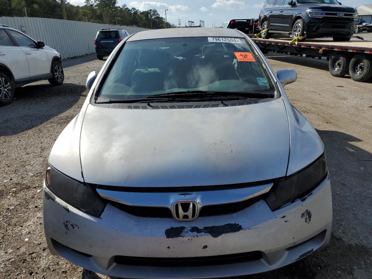 2010 Honda Civic VIN 2HGFA1F54AH319223 Copart auction photo, rear end damage thumbnail 5