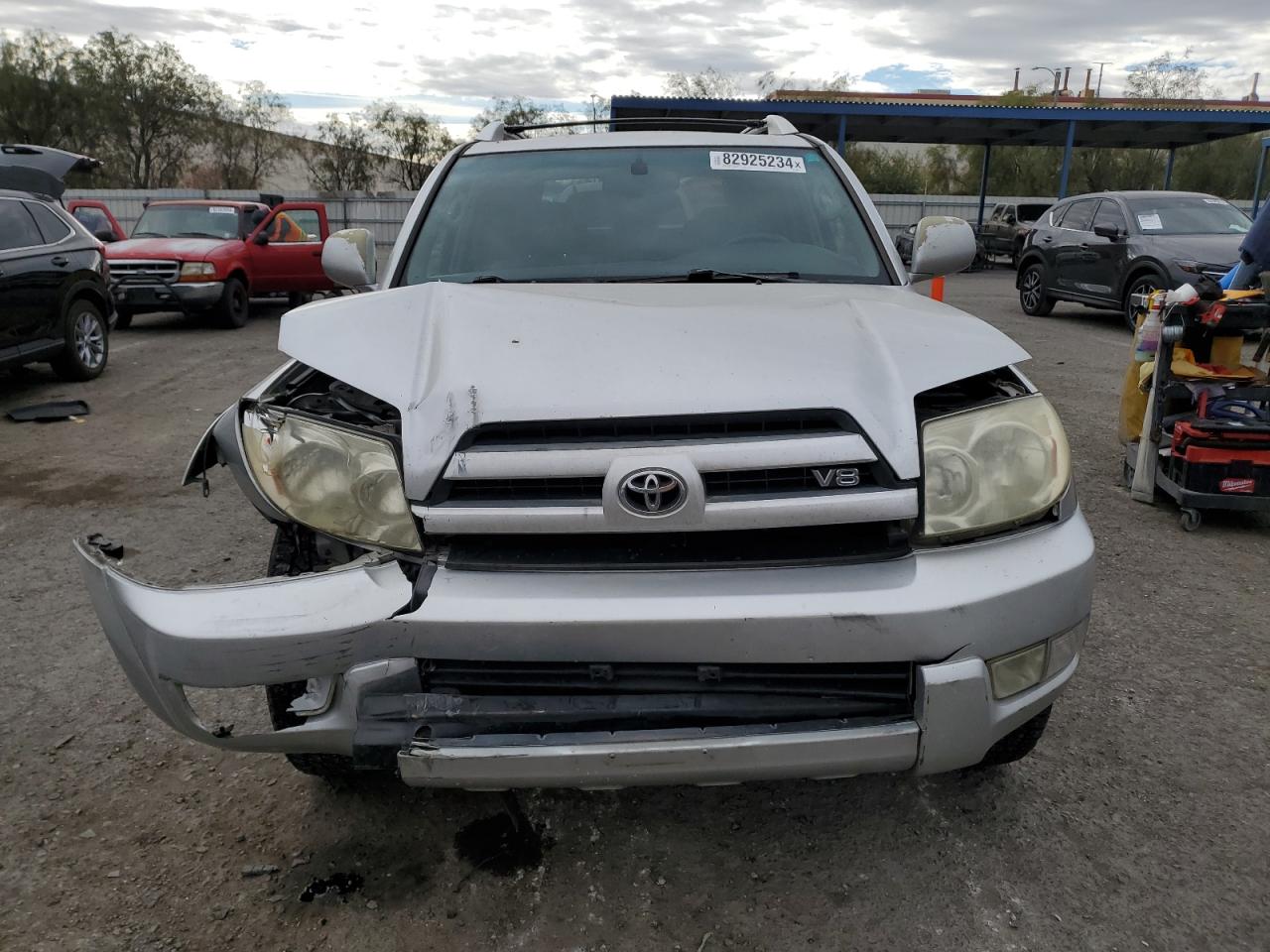 2003 Toyota 4Runner VIN JTEBT17RX30004812 Copart auction photo, front end damage thumbnail 5
