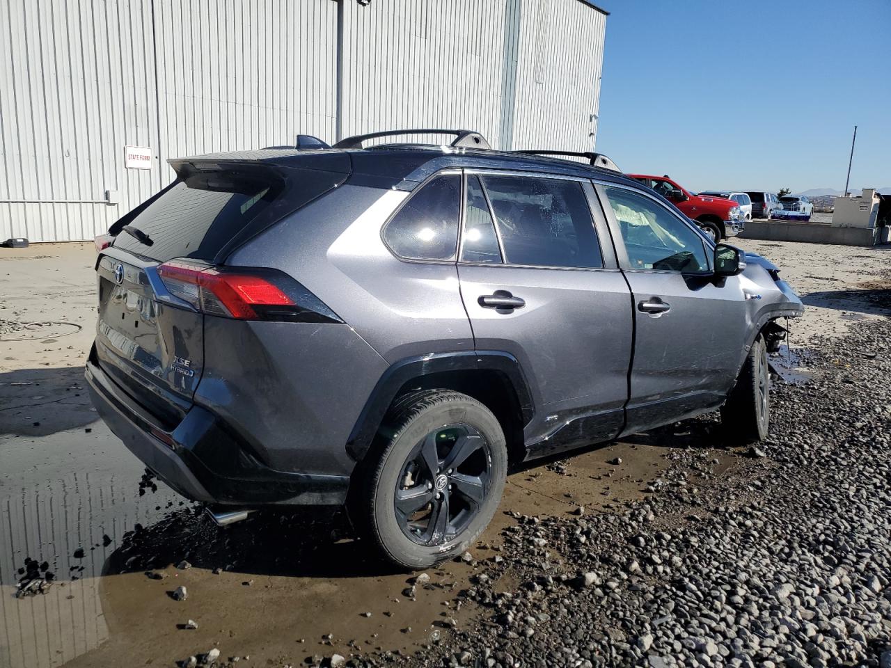 2020 Toyota RAV 4 VIN JTME6RFV6LD502813 Copart auction photo, front end / side damage thumbnail 3