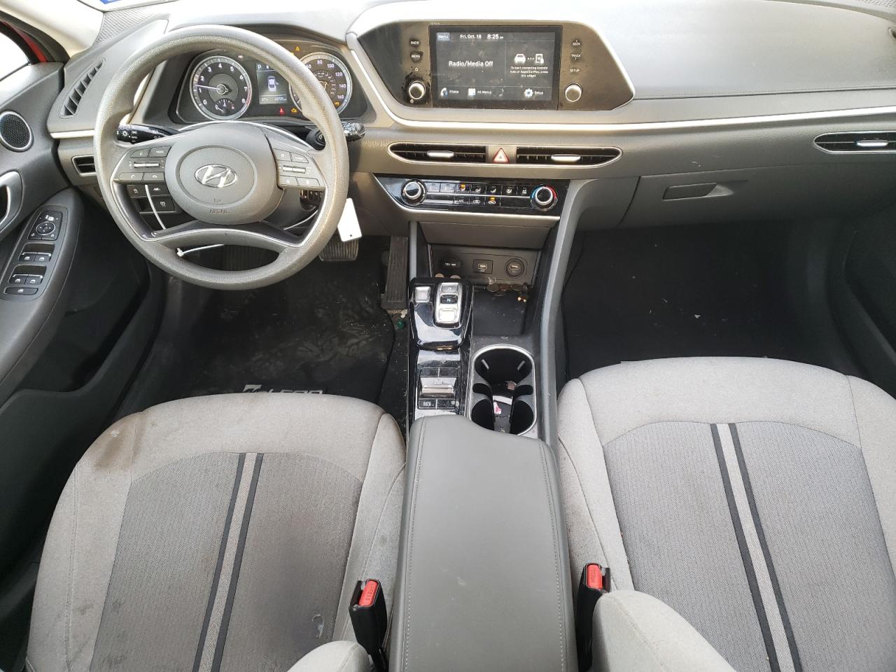 2021 Hyundai Sonata VIN 5NPEG4JAXMH105296 Copart auction photo, side damage thumbnail 11