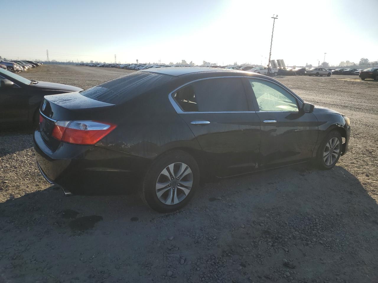 2014 Honda Accord VIN 1HGCR2F38EA096740 Copart auction photo, rollover damage thumbnail 3