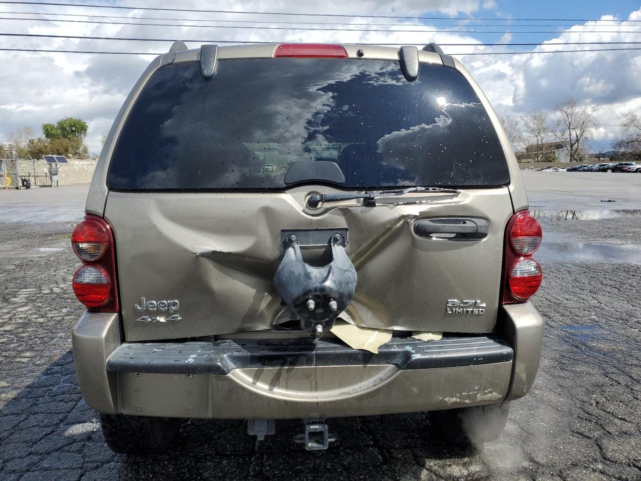 2006 Jeep Liberty (North America) VIN 1J4GL58KX6W101006 Copart auction photo, rear end damage thumbnail 6