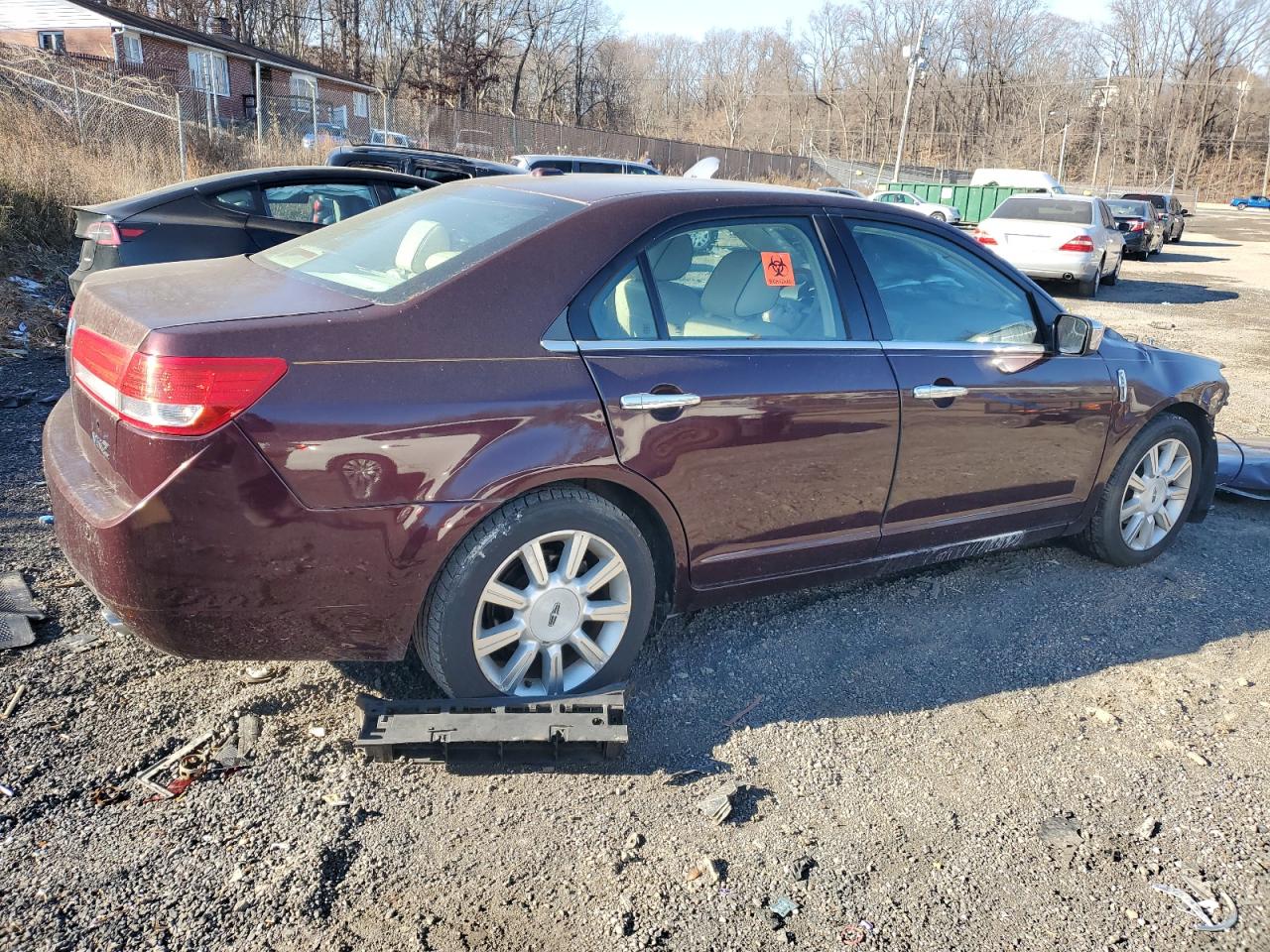 2011 Lincoln MKZ VIN 3LNHL2GC0BR762085 Copart auction photo, burn - engine / front end damage thumbnail 3