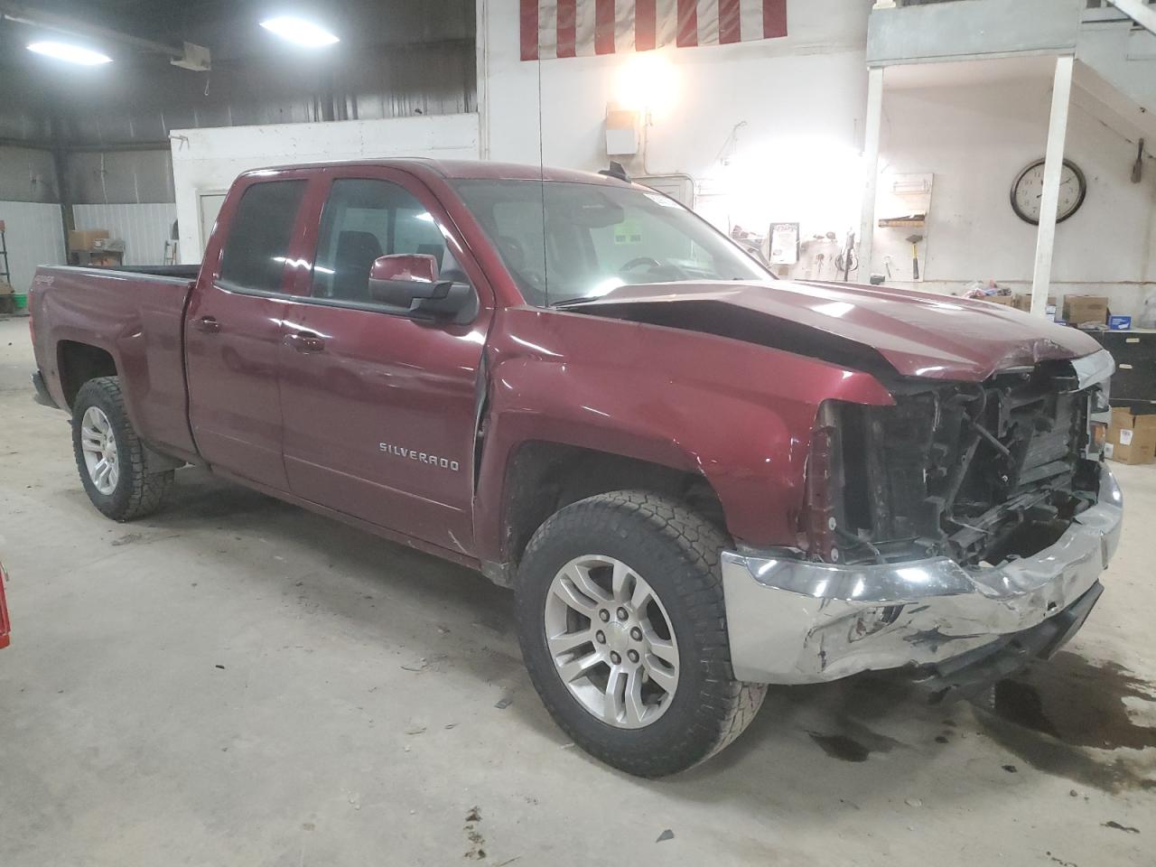 2017 Chevrolet Silverado VIN 1GCVKREHXHZ140437 Copart auction photo, front end / side damage thumbnail 4