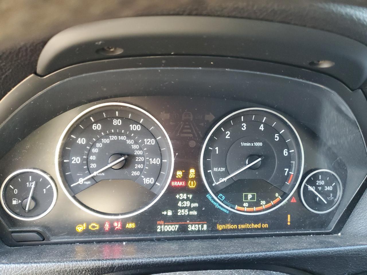 2013 BMW 3er VIN WBA3B5C59DF593997 Copart auction photo, front end / mechanical damage thumbnail 9