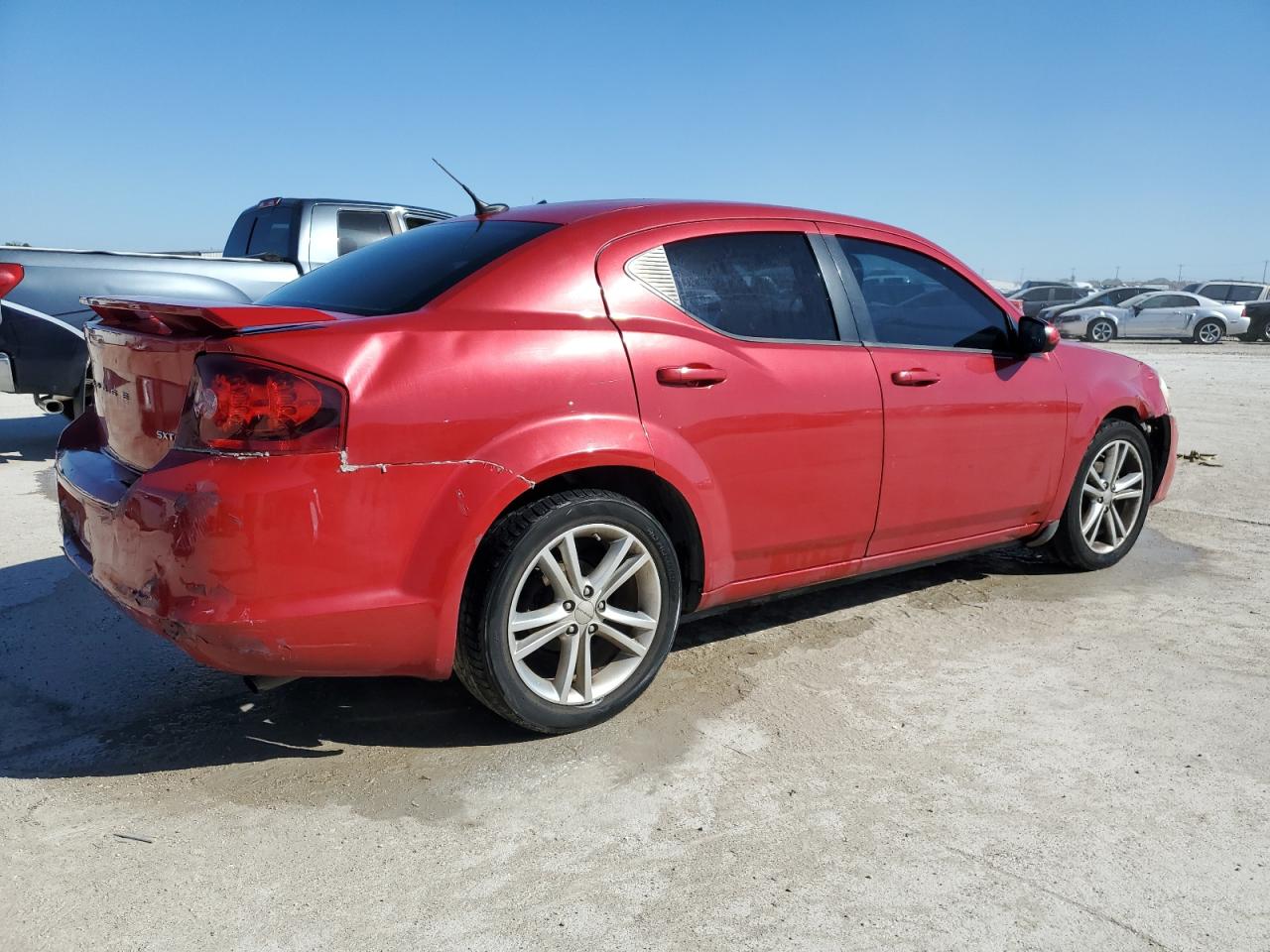 2012 Dodge Avenger VIN 1C3CDZCB9CN215178 Copart auction photo, rear end / front end damage thumbnail 3
