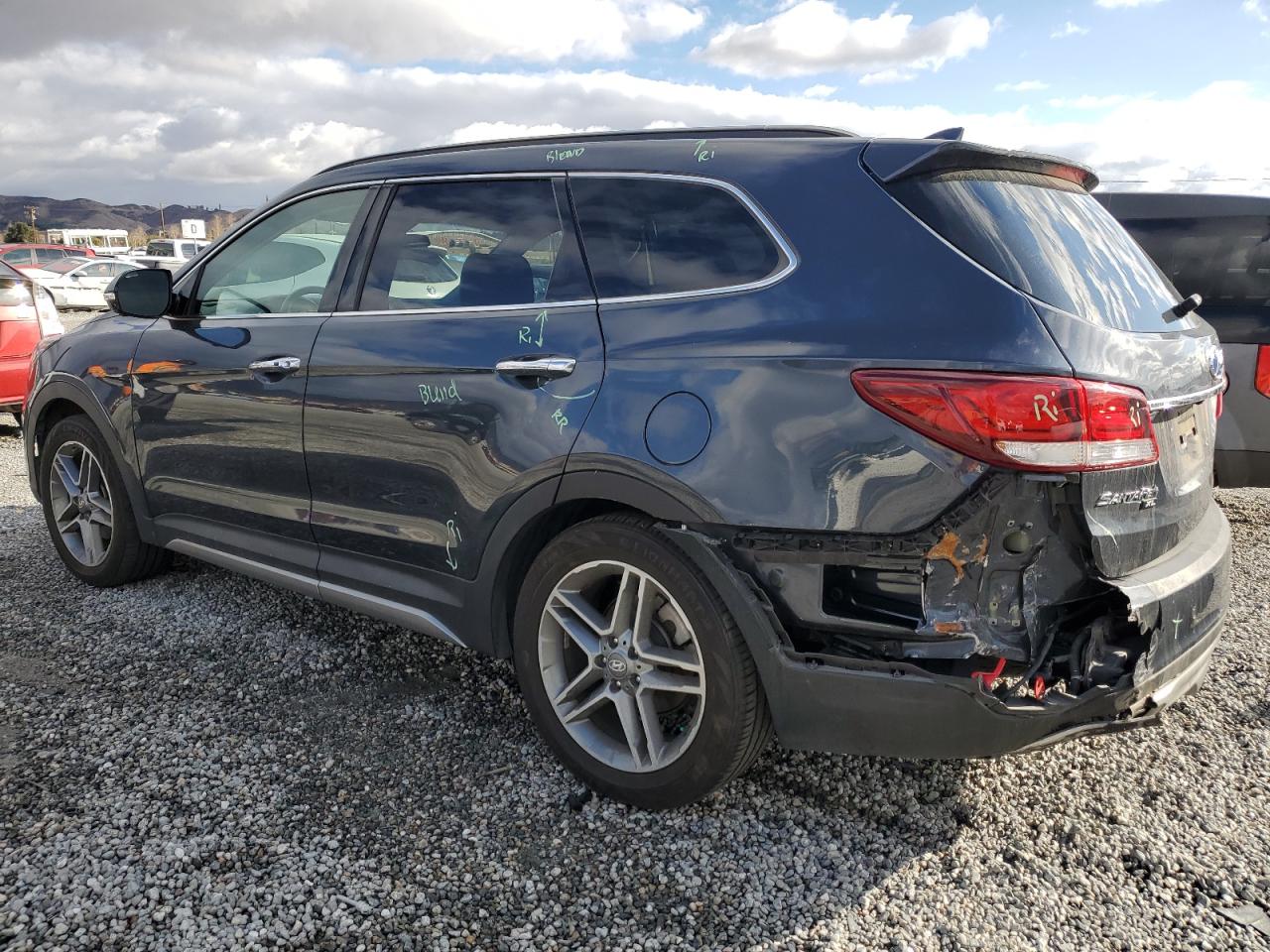 2019 Hyundai Santa Fe VIN KM8SR4HF3KU305028 Copart auction photo, rear end damage thumbnail 2