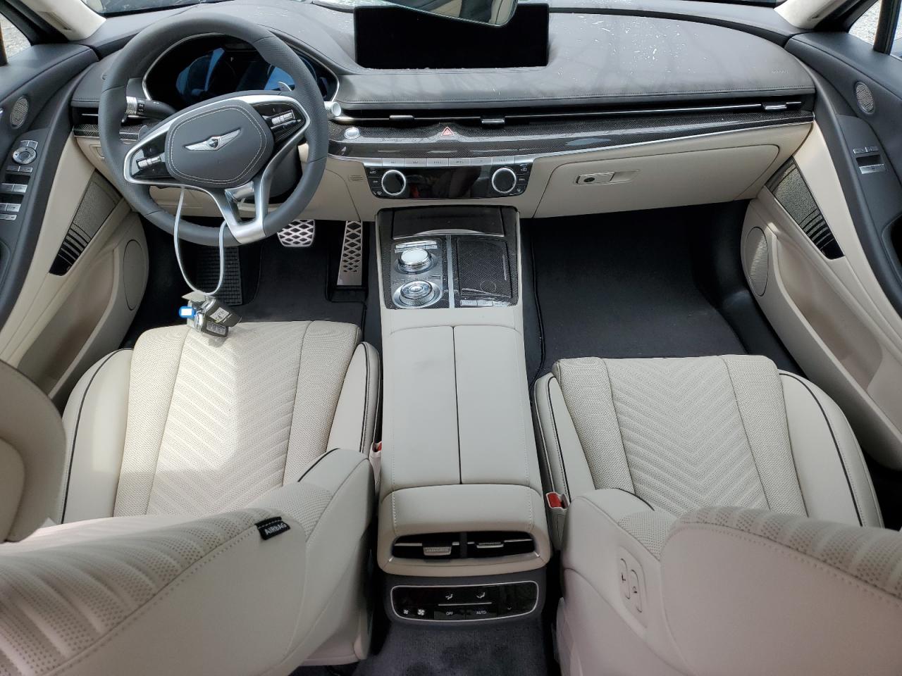2024 Genesis G80 VIN KMTGB4SD3RU227531 Copart auction photo, front end damage thumbnail 8