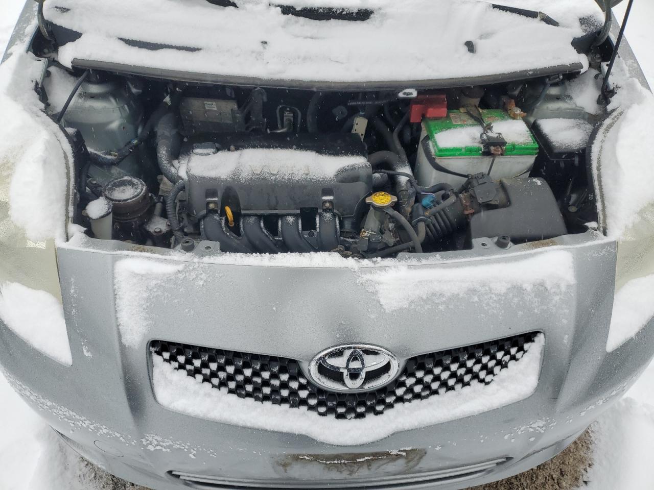 2008 Toyota Yaris VIN JTDJT923085170574 Copart auction photo, side / undercarriage damage thumbnail 11