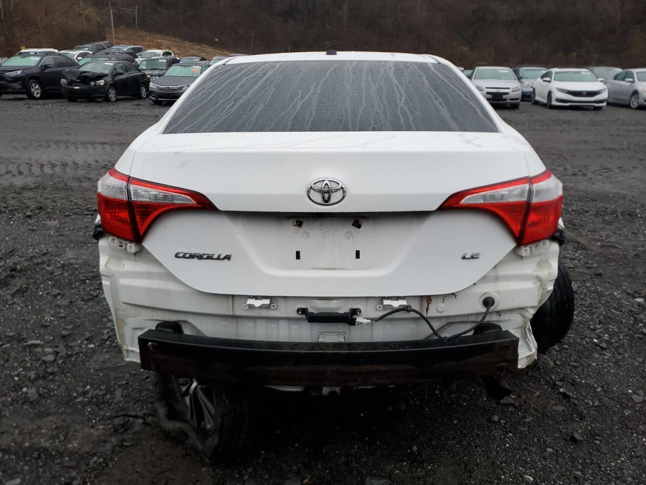 2016 Toyota Corolla VIN 2T1BURHE0GC542068 Copart auction photo, all over / undercarriage damage thumbnail 6