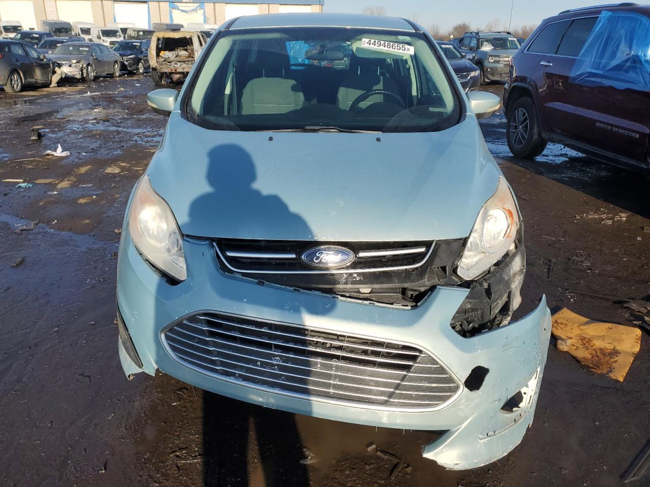 2013 Ford C-MAX VIN 1FADP5AU4DL519672 Copart auction photo, front end damage thumbnail 5