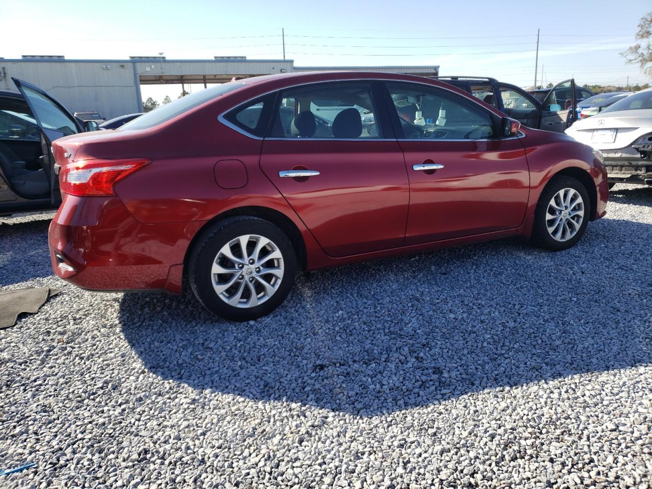 2018 Nissan Sentra VIN 3N1AB7AP2JY250997 Copart auction photo, rear end damage thumbnail 3