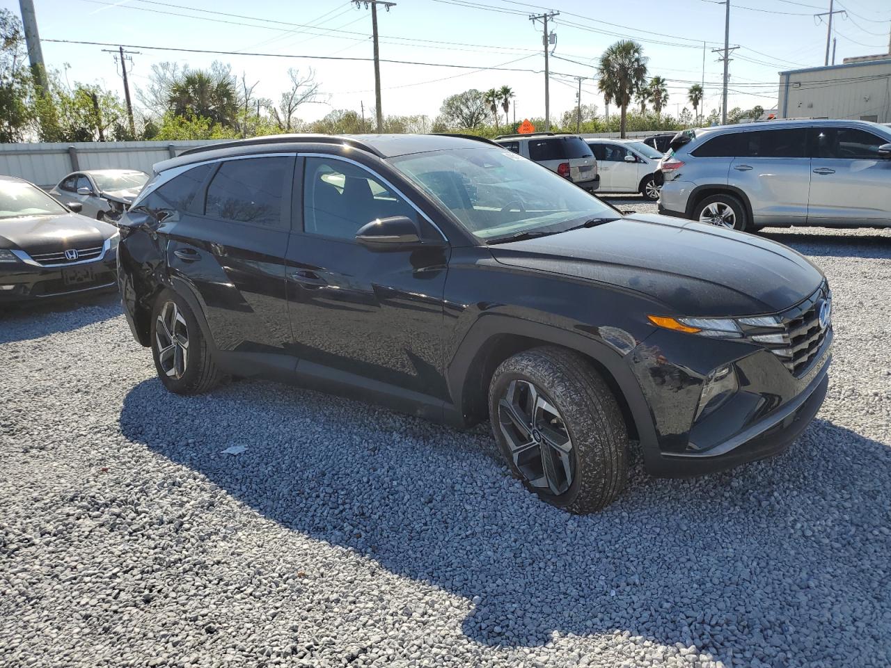 2023 Hyundai Tucson VIN 5NMJF3AE9PH203400 Copart auction photo, rear end / side damage thumbnail 4