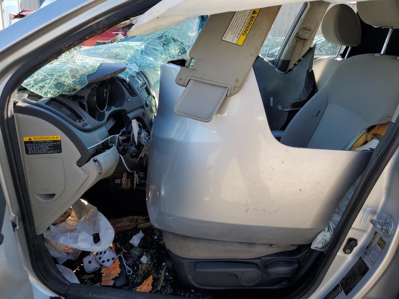 2013 KIA Forte VIN KNAFT4A23D5669491 Copart auction photo, all over damage thumbnail 7