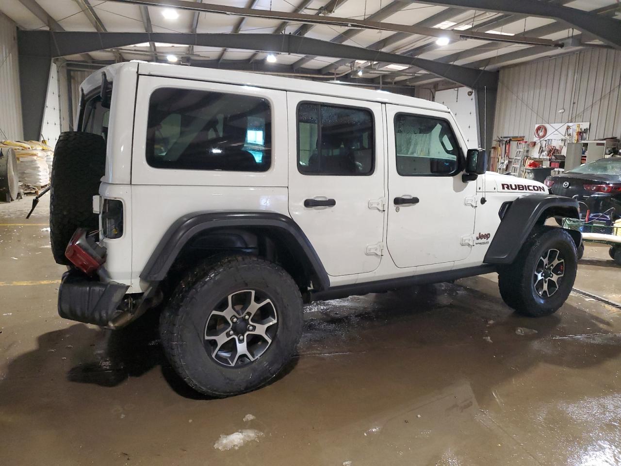 2018 Jeep Wrangler VIN 1C4HJXFG7JW296193 Copart auction photo, rear end damage thumbnail 3
