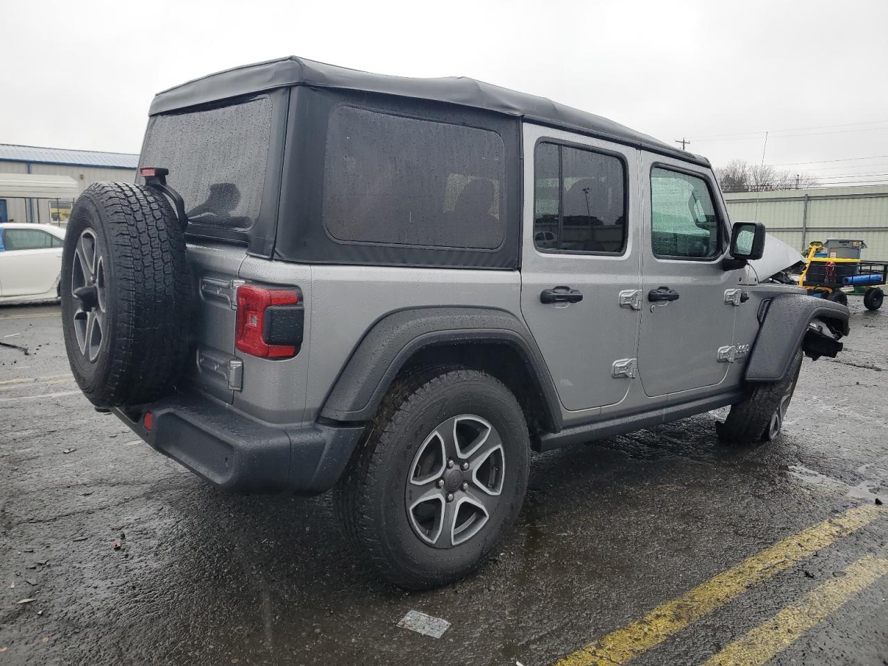 2020 Jeep Wrangler VIN 1C4HJXDNXLW112112 Copart auction photo, front end damage thumbnail 3