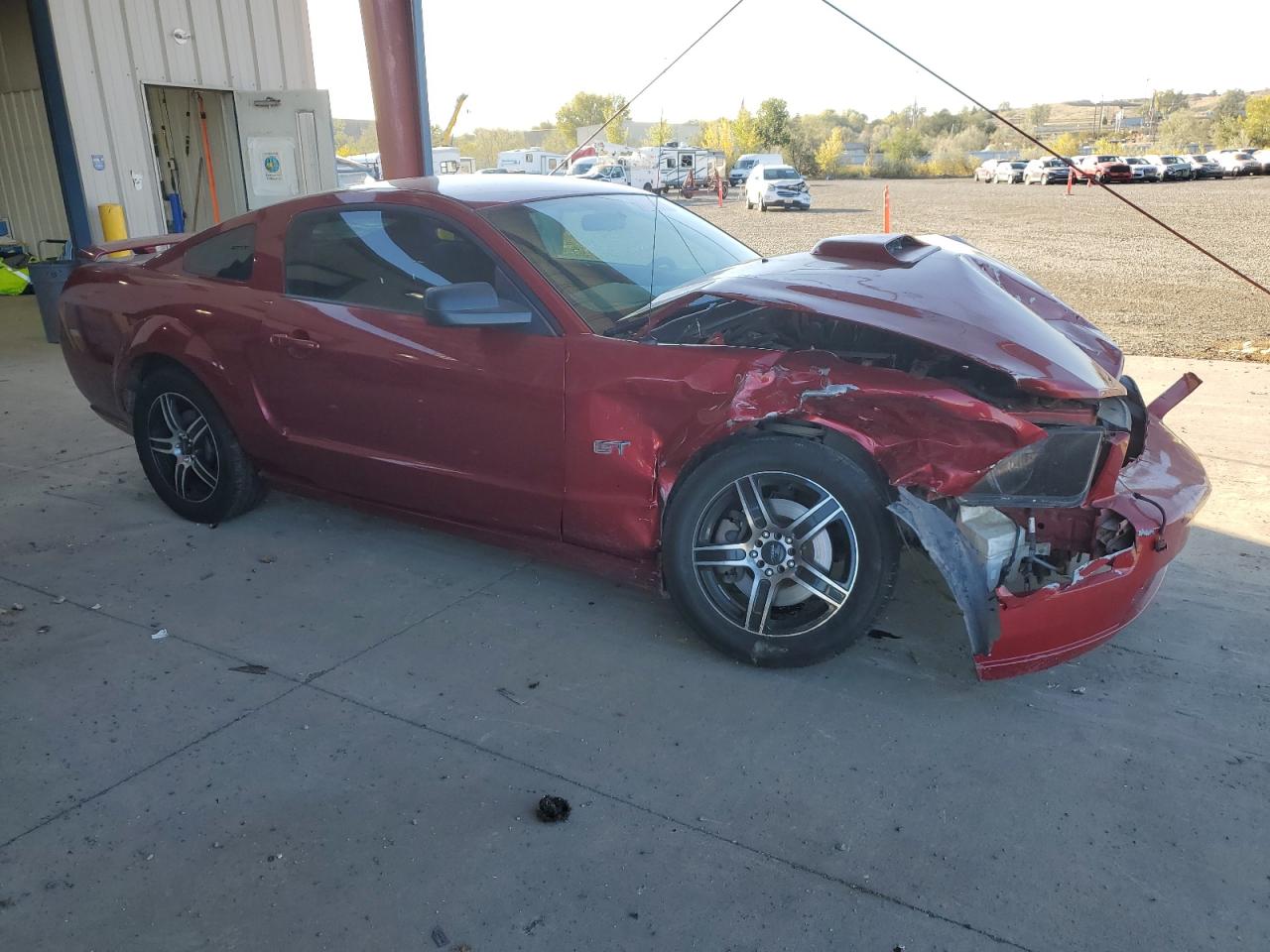 2006 Ford Mustang VIN 1ZVFT82H065265416 Copart auction photo, front end / mechanical damage thumbnail 4