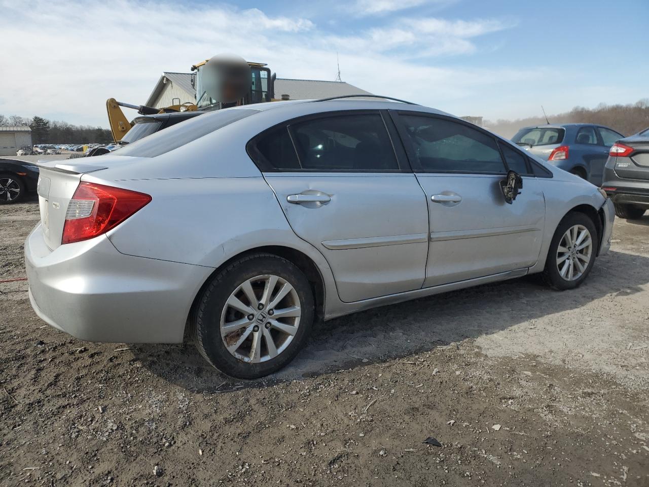 2012 Honda Civic VIN 19XFB2F84CE302495 Copart auction photo, all over damage thumbnail 3
