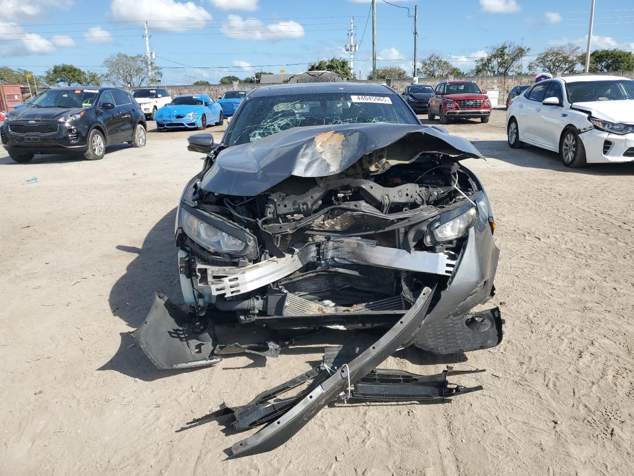 2017 Honda Civic VIN SHHFK7H71HU407822 Copart auction photo, front end damage thumbnail 5