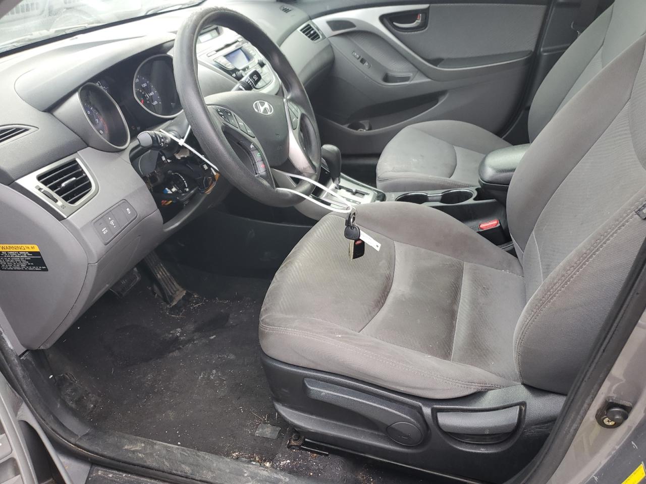 2013 Hyundai Elantra VIN KMHDH4AE8DU755919 Copart auction photo, front end damage thumbnail 7