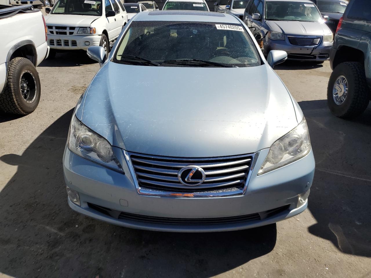 2011 Lexus ES VIN JTHBK1EG5B2439960 Copart auction photo, vandalism damage thumbnail 5