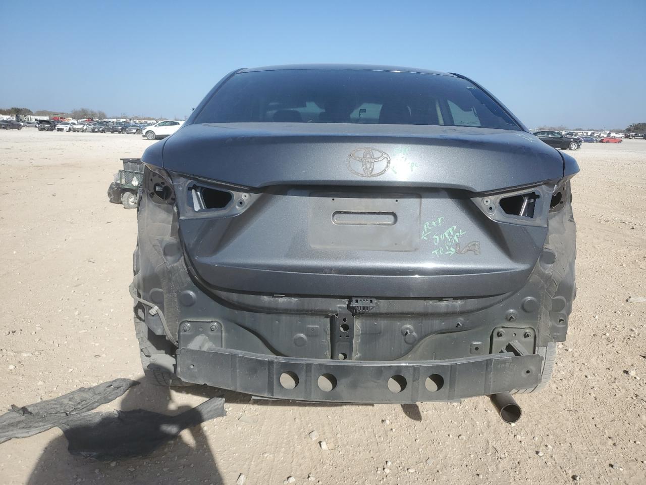 2017 Toyota Yaris VIN 3MYDLBYVXHY177839 Copart auction photo, stripped / minor dent/scratches damage thumbnail 6