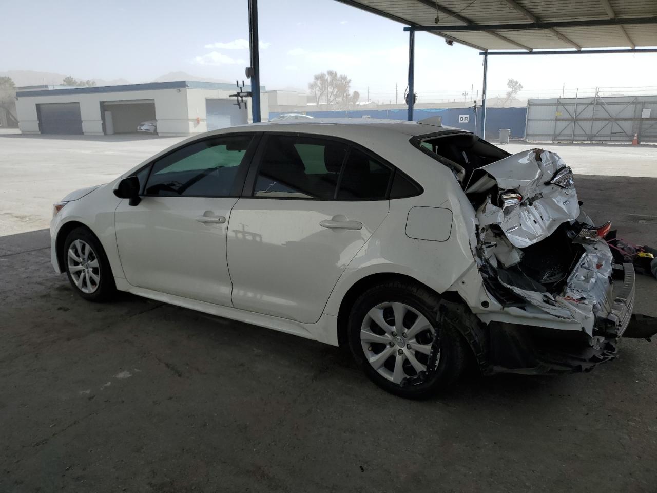 2021 Toyota Corolla VIN 5YFEPMAE2MP202059 Copart auction photo, rear end damage thumbnail 2