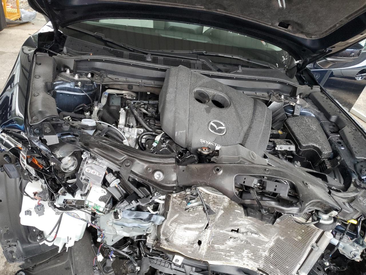 2023 Mazda CX-5 VIN JM3KFBCM4P0186466 Copart auction photo, front end / side damage thumbnail 12