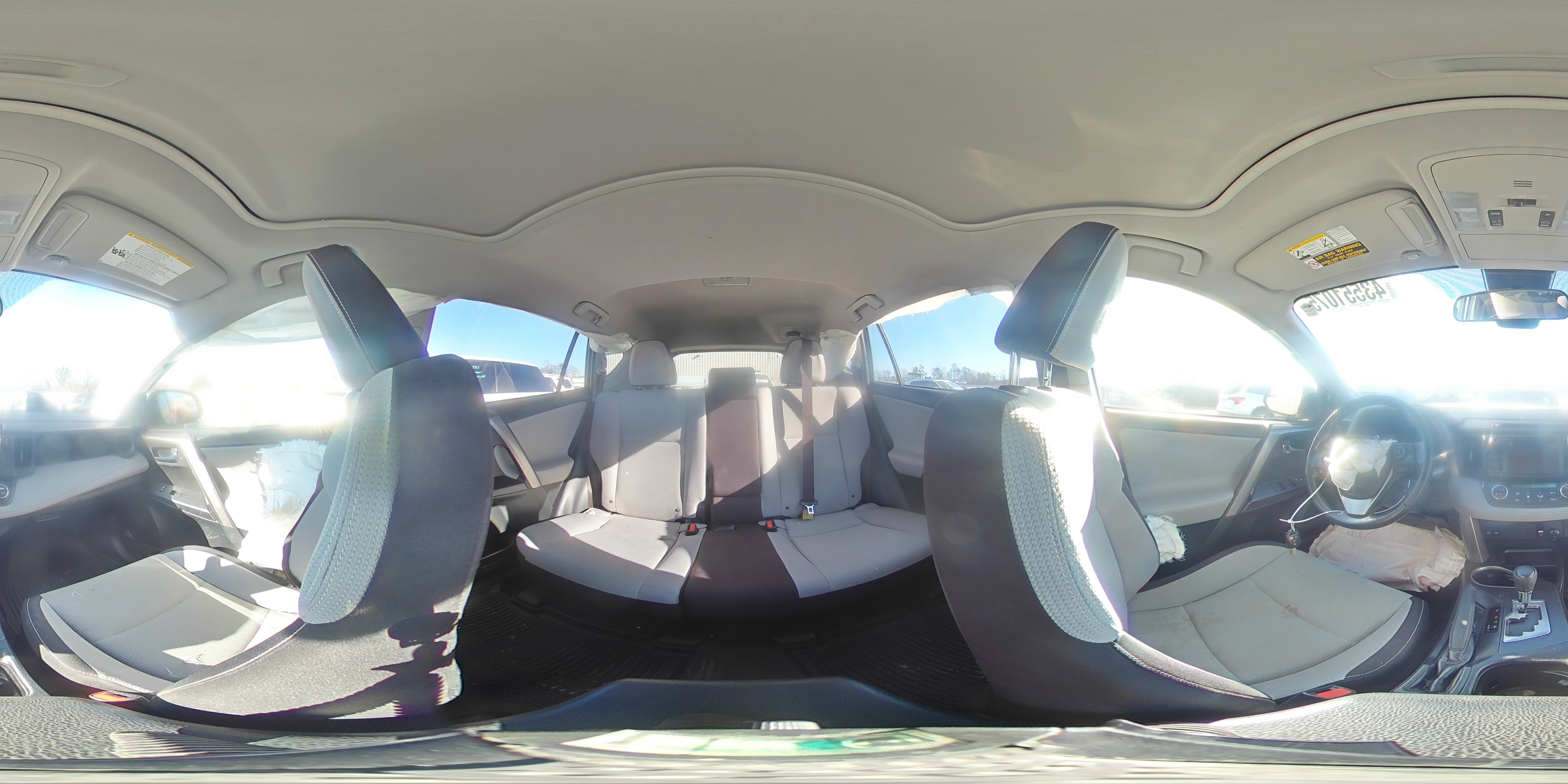 2017 Toyota RAV 4 VIN JTMWFREV9HD095504 Copart auction photo, front end / side damage thumbnail 14