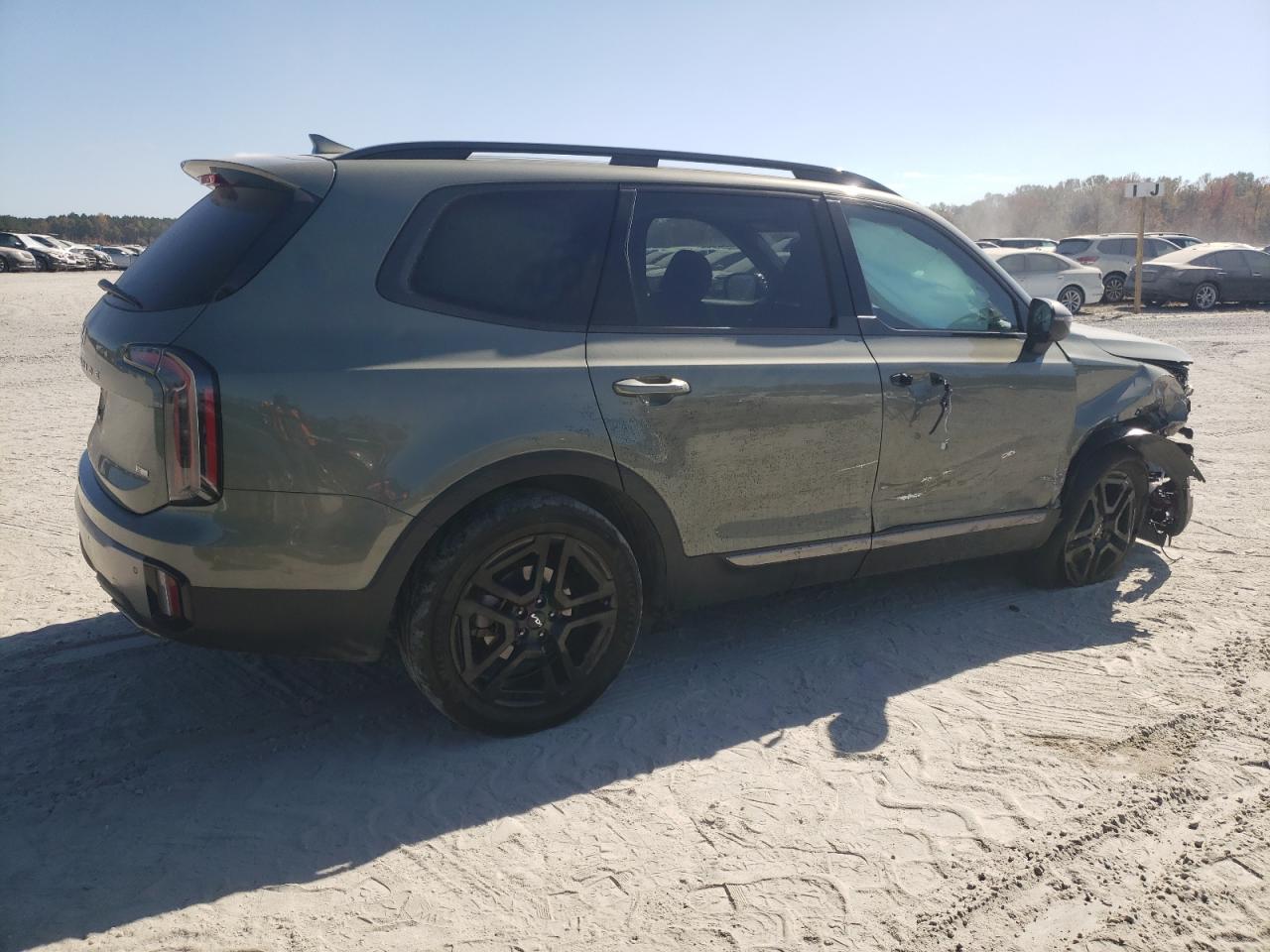 2023 KIA Telluride VIN 5XYP3DGCXPG360507 Copart auction photo, all over / undercarriage damage thumbnail 3