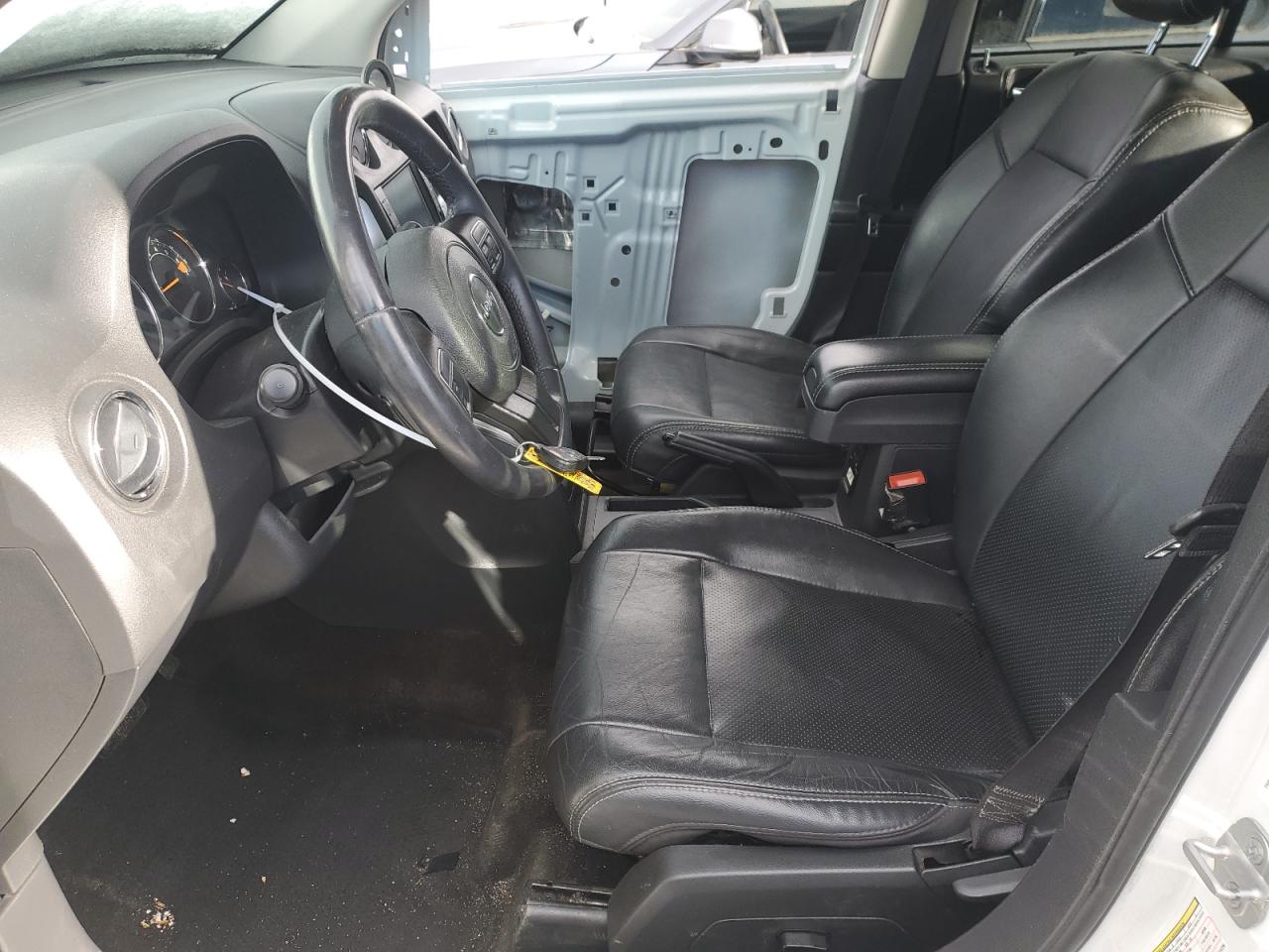 2014 Jeep Compass VIN 1C4NJCEA8ED814239 Copart auction photo, front end / side damage thumbnail 7