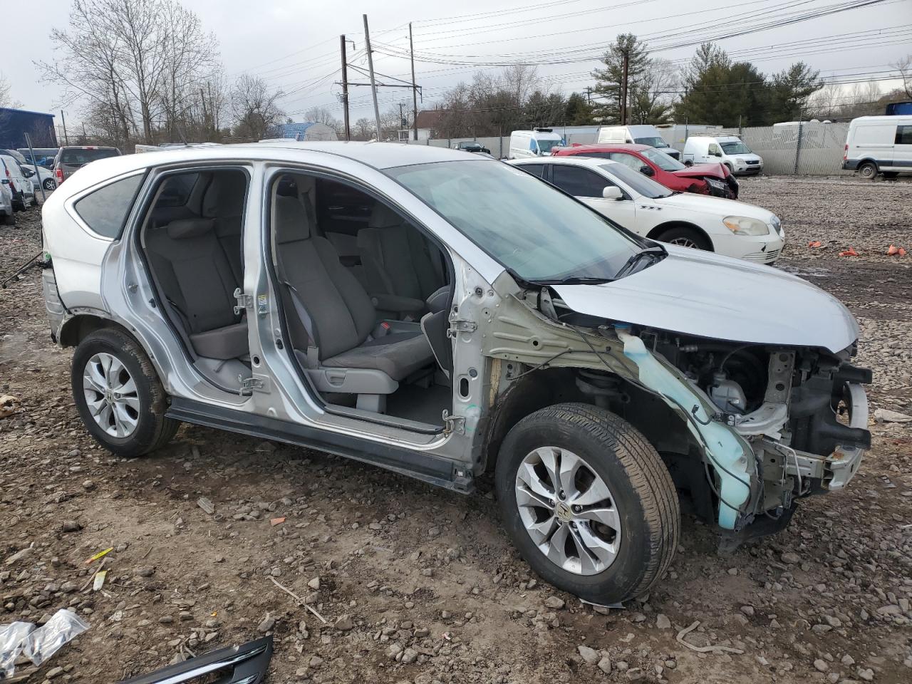 2012 Honda CR-V VIN 2HKRM4H33CH625548 Copart auction photo, side damage thumbnail 4
