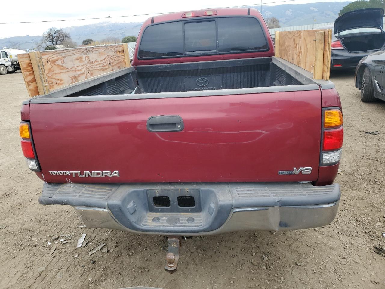 2001 Toyota Tundra VIN 5TBRT34161S215960 Copart auction photo, rear end damage thumbnail 6