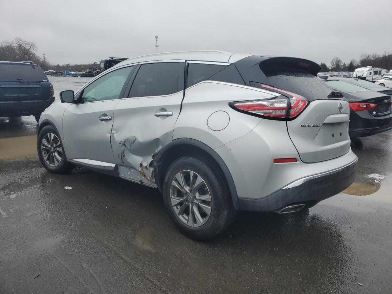 2015 Nissan Murano VIN 5N1AZ2MH7FN205571 Copart auction photo, frame damage / side damage thumbnail 2