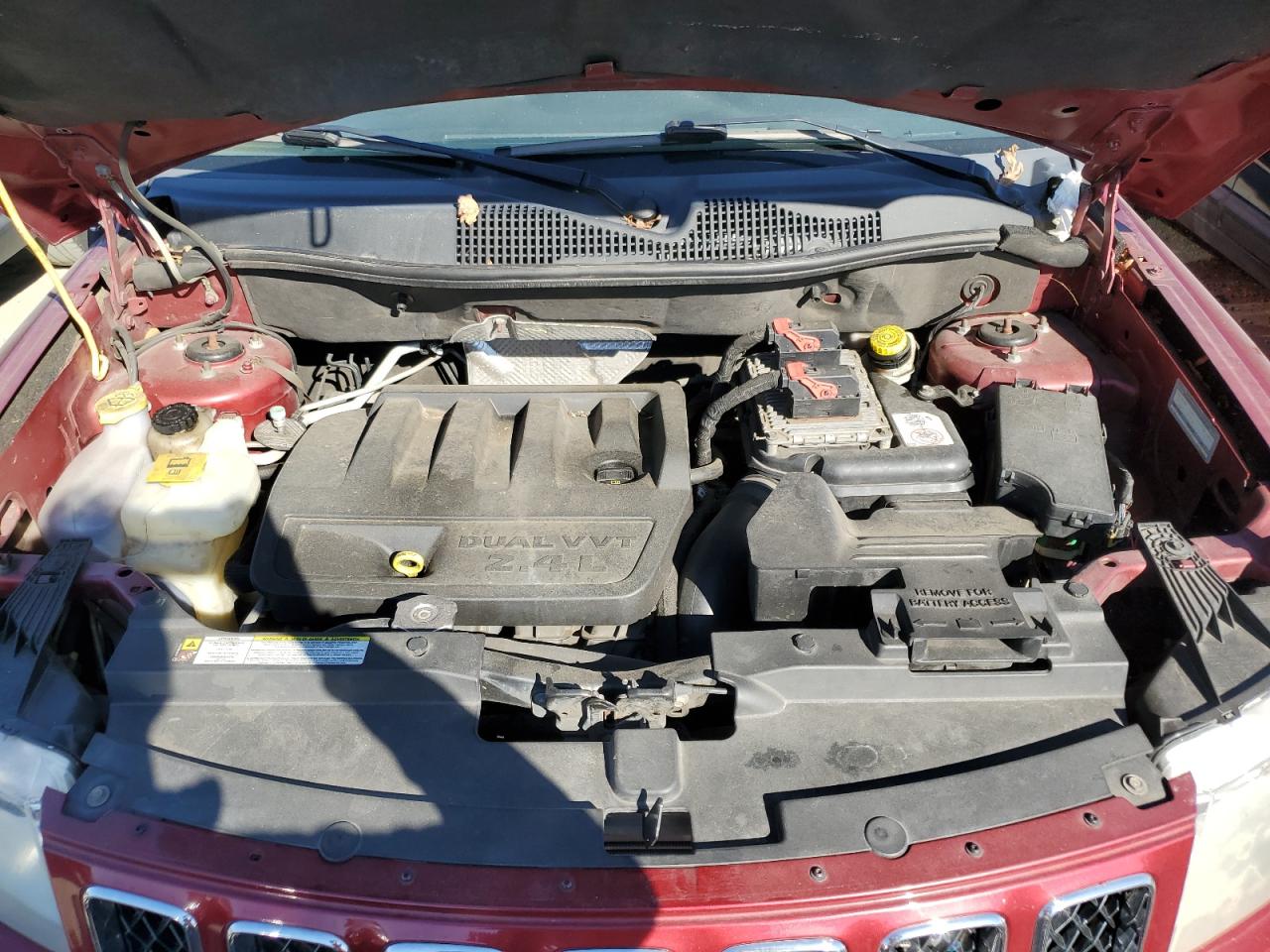 2012 Jeep Compass VIN 1C4NJCBB2CD631834 Copart auction photo, side damage thumbnail 12