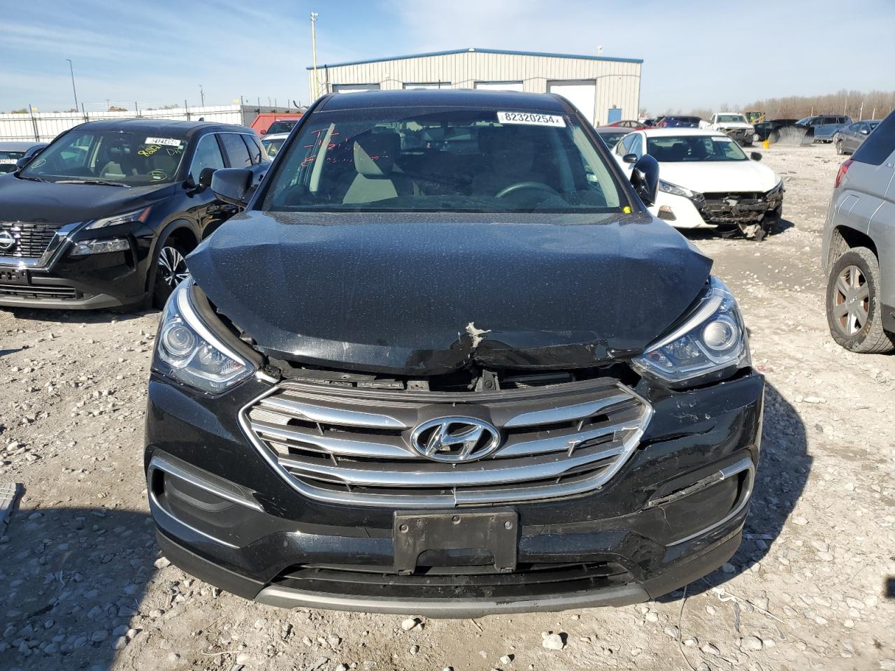 2018 Hyundai Santa Fe VIN 5XYZT3LB3JG560300 Copart auction photo, front end damage thumbnail 5