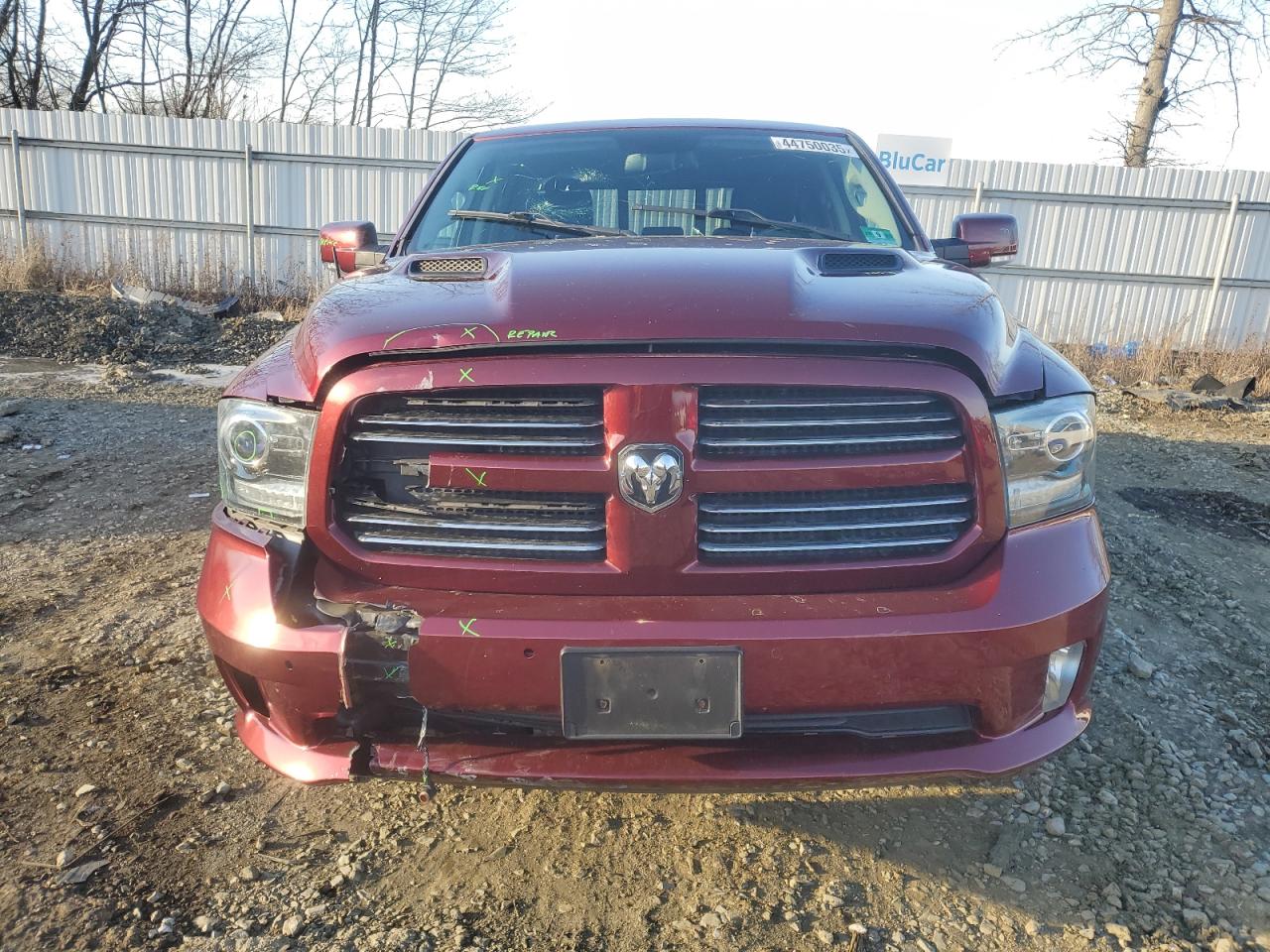 2016 RAM 1500 VIN 1C6RR7HT2GS418697 Copart auction photo, rear end / front end damage thumbnail 5