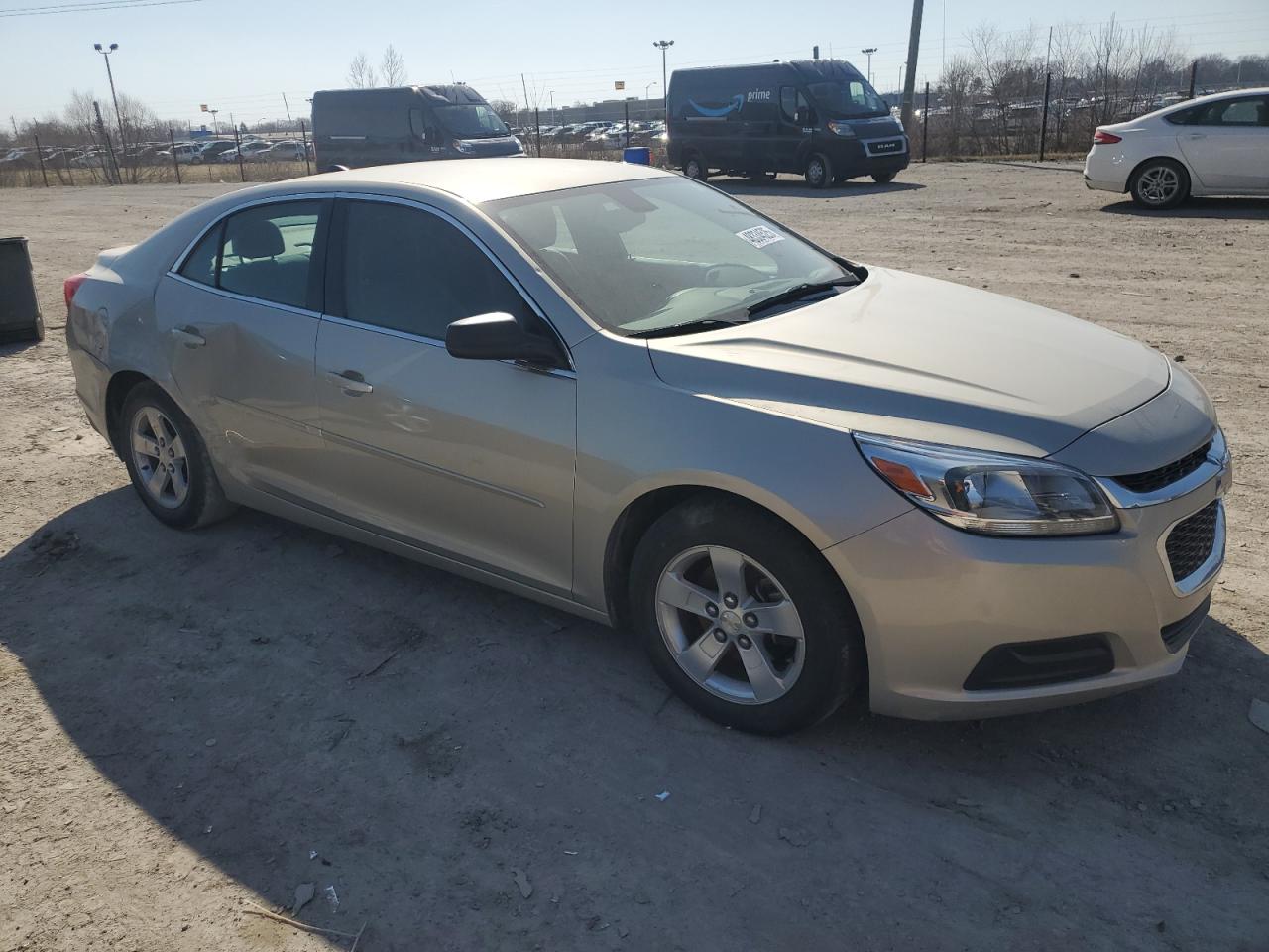 2014 Chevrolet Malibu VIN 1G11B5SL5EF155966 Copart auction photo, rear end / side damage thumbnail 4