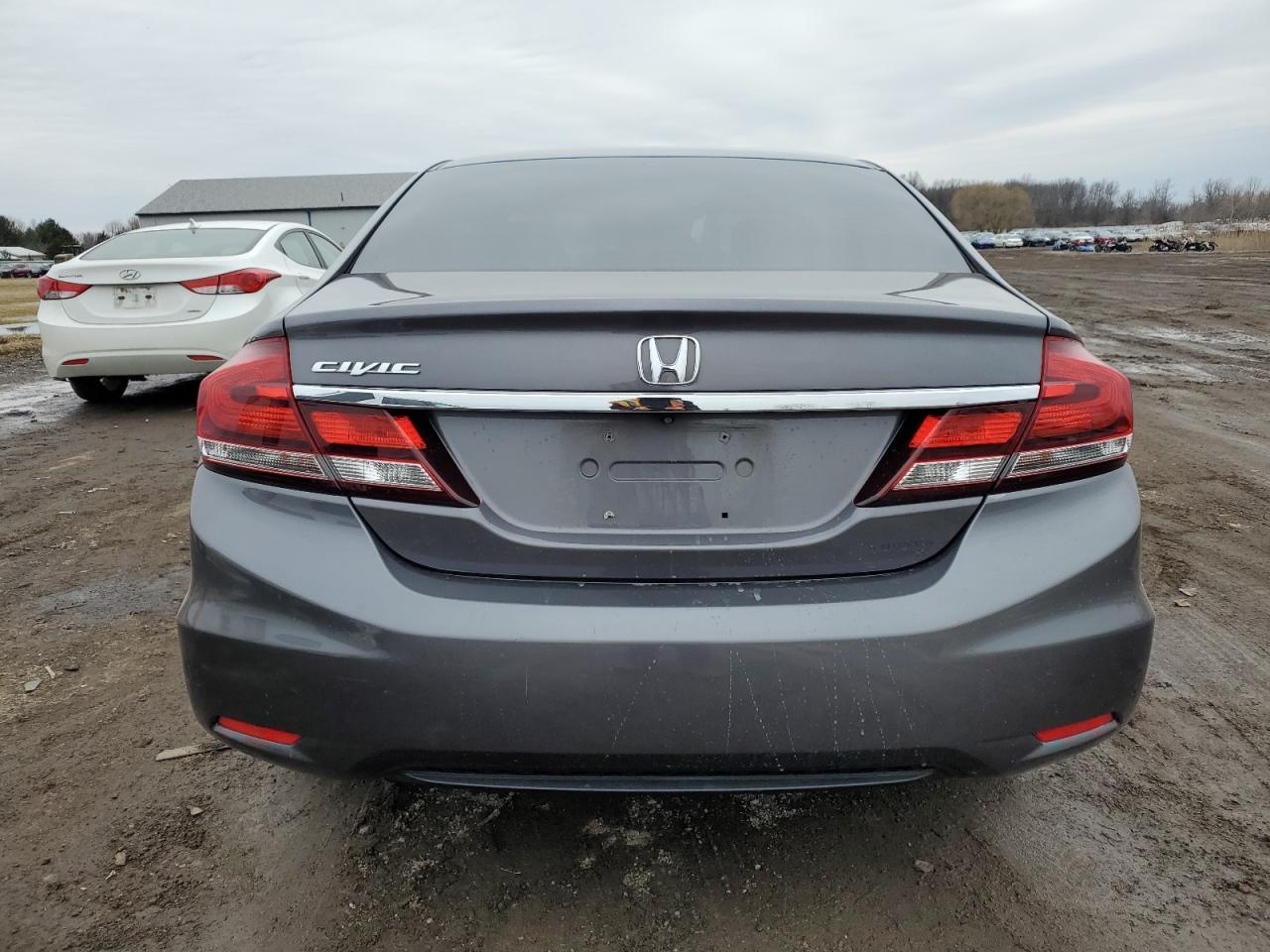 2014 Honda Civic VIN 19XFB2F83EE046790 Copart auction photo, rear end damage thumbnail 6