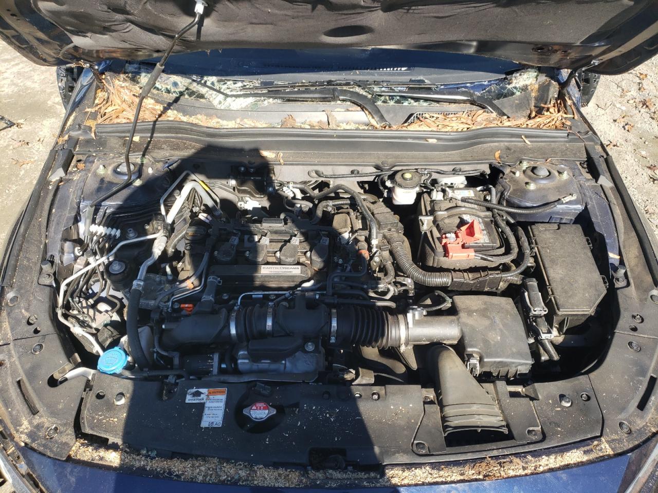 2019 Honda Accord VIN 1HGCV1F43KA160211 Copart auction photo, top/roof damage thumbnail 11