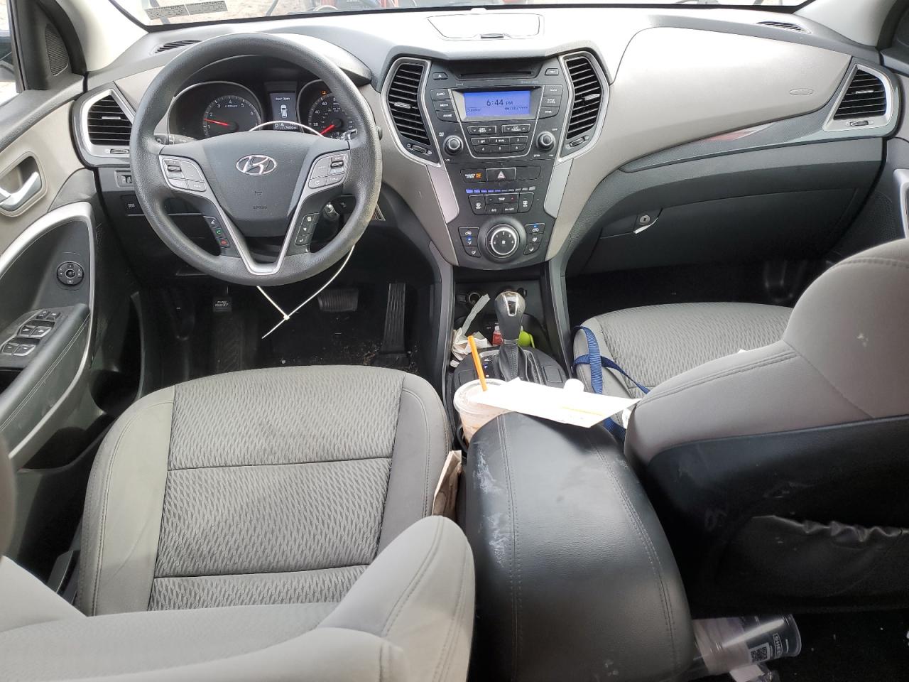 2016 Hyundai Santa Fe VIN 5XYZTDLB1GG368307 Copart auction photo, rear end / side damage thumbnail 8